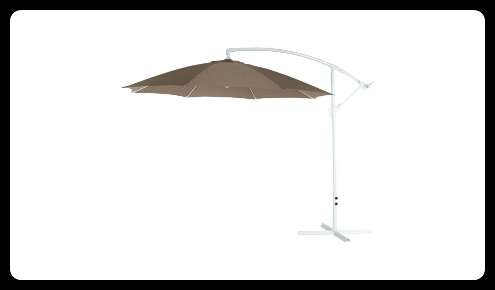 Le parasol déporté : l’incontournable de la terrasse