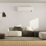 Air conditionner in a living room