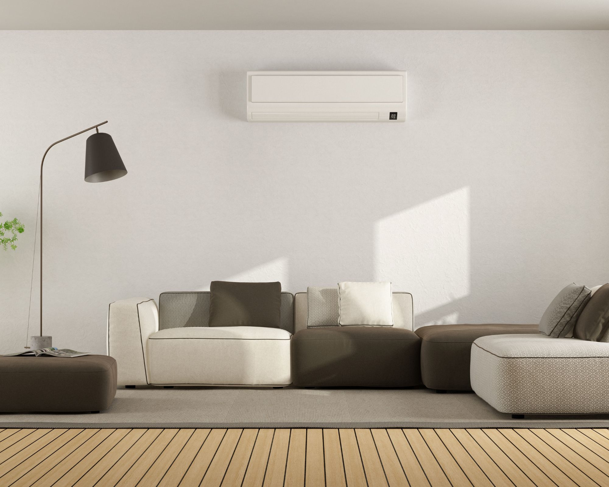 Air conditionner in a living room