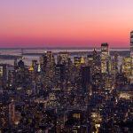 Coucher de soleil à New York