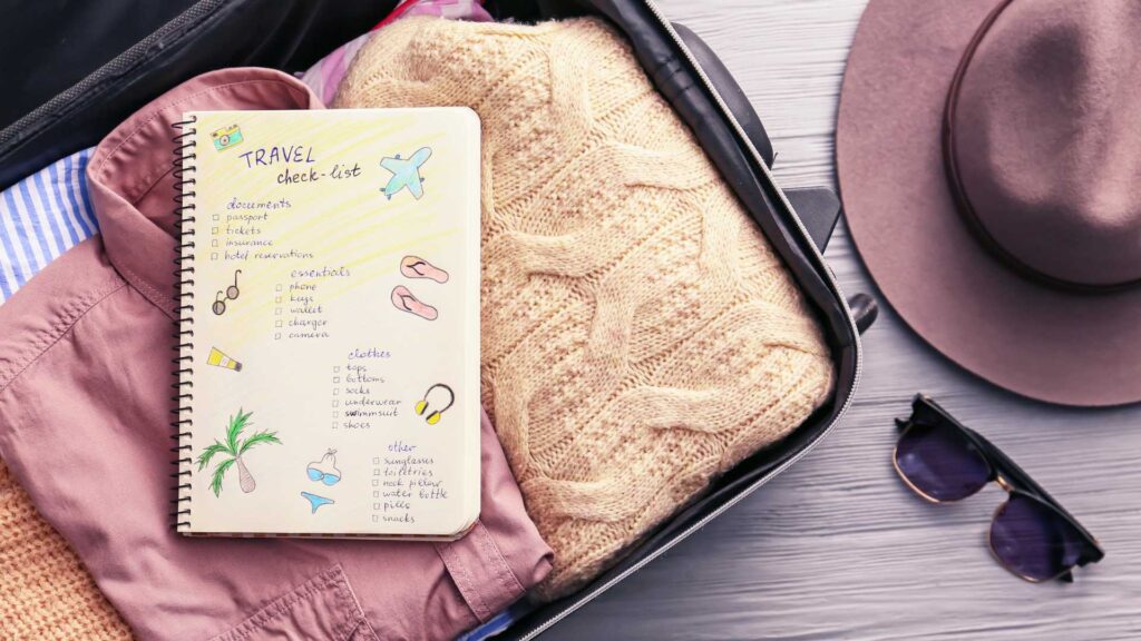 packing list