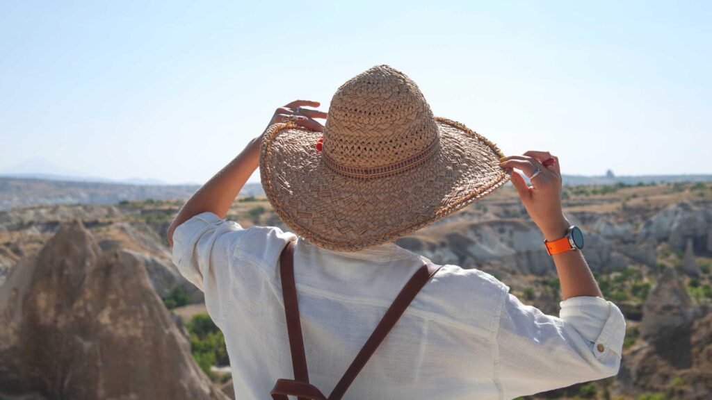 touriste en vacance