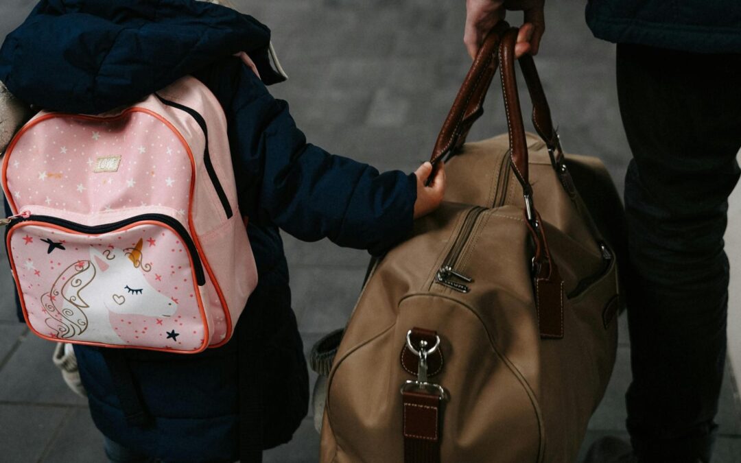 Accessoires de voyage tendance pour les enfants.